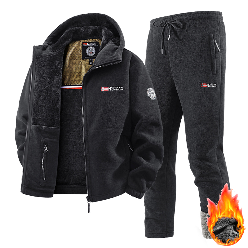 Running Gear For Men - Novo Conjunto de Roupas de Inverno