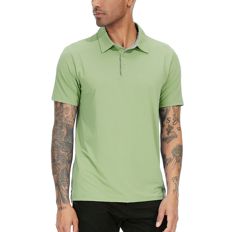 Running Gear Essential - Polo atlético de secagem rápida masculino,