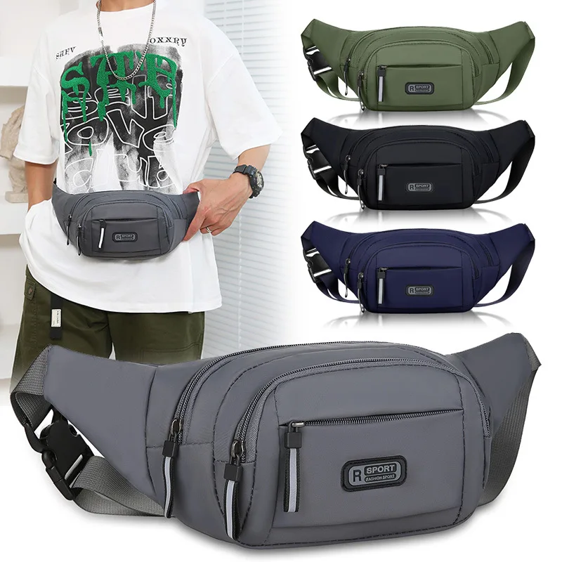 Running Zwift - Bolsa de cintura masculina, feita de