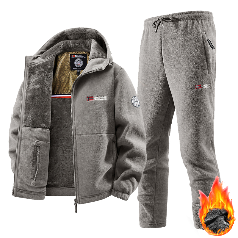 Novo Conjunto de Roupas de Inv - Running Gear For Men avaliação e preço